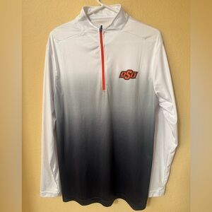 Colosseum Oklahoma State Cowboys Magic Team Logo Quarter-Zip Pullover Men's L